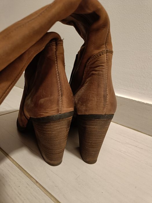 Cizme din piele naturala, nr. 39