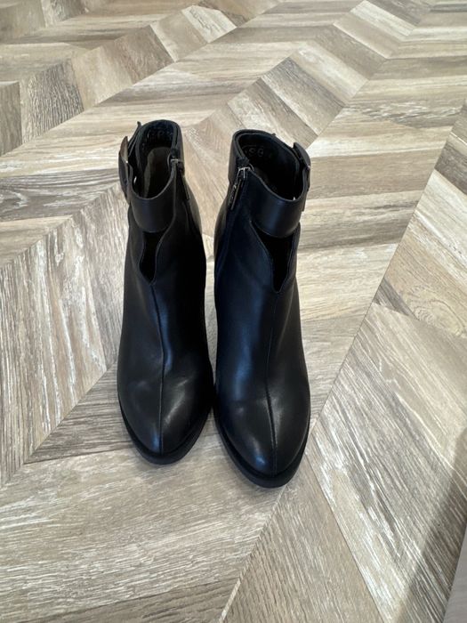 Ботильоны кожаные