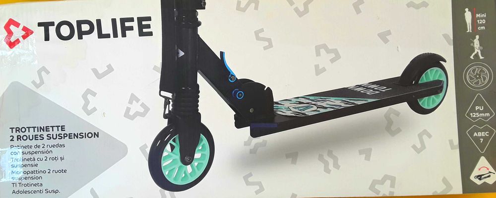 Trotineta pliabila cu amortizor fata NOUĂ - 130 Lei