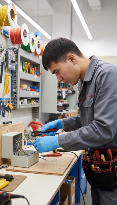 Услуги электрика . Электрик круглосуточно