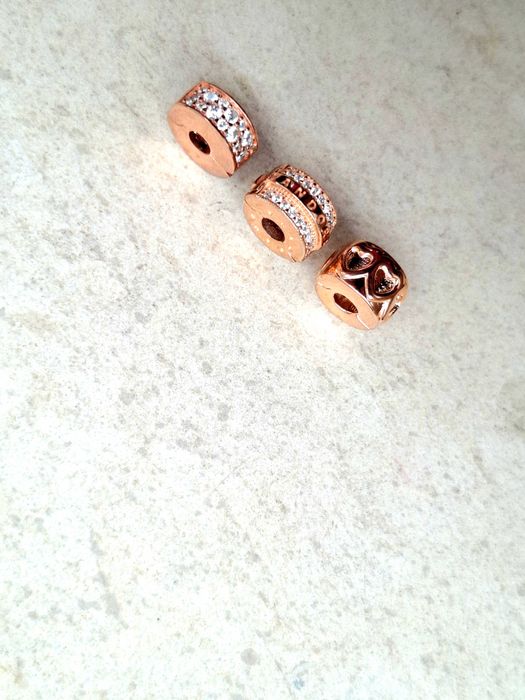 Талисмани за гривна Пандора - жълто сребро