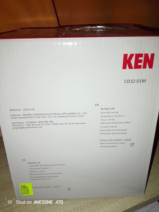 New air frayer 2.5 L