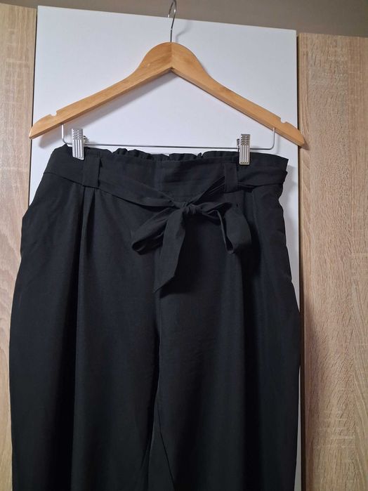 Копринен дамски черен панталон