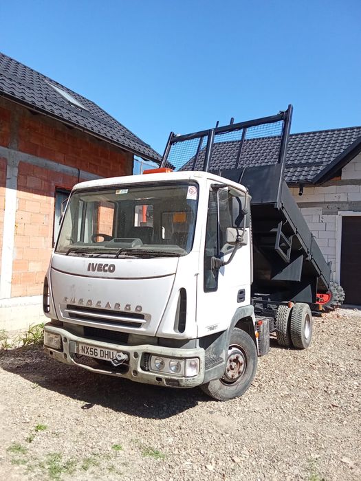 Camion iveco eurogargo 75e  7,5 tone basculabil 2007 volan dreapta