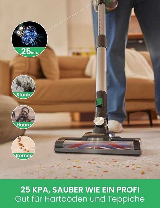 Безжична прахосмукачка Vactidy Blitz V8, 25KPa, LED, до 35 мин, Animal