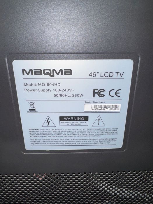 Televizor LCD maqma 46 inch