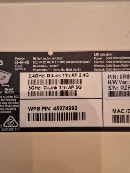 5G. Wi-fi роутер.D-Link Dir -803.