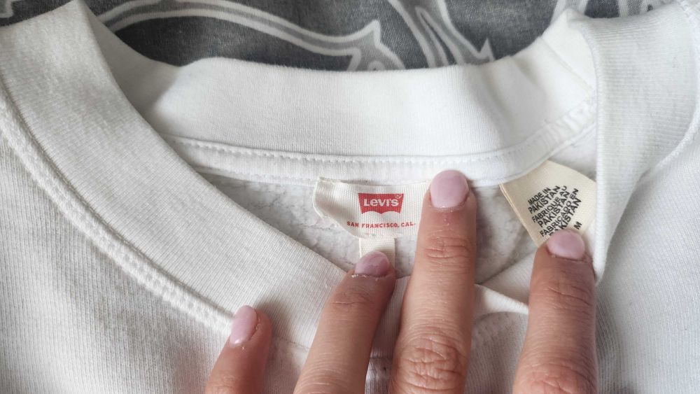 Бяла блуза Levi's