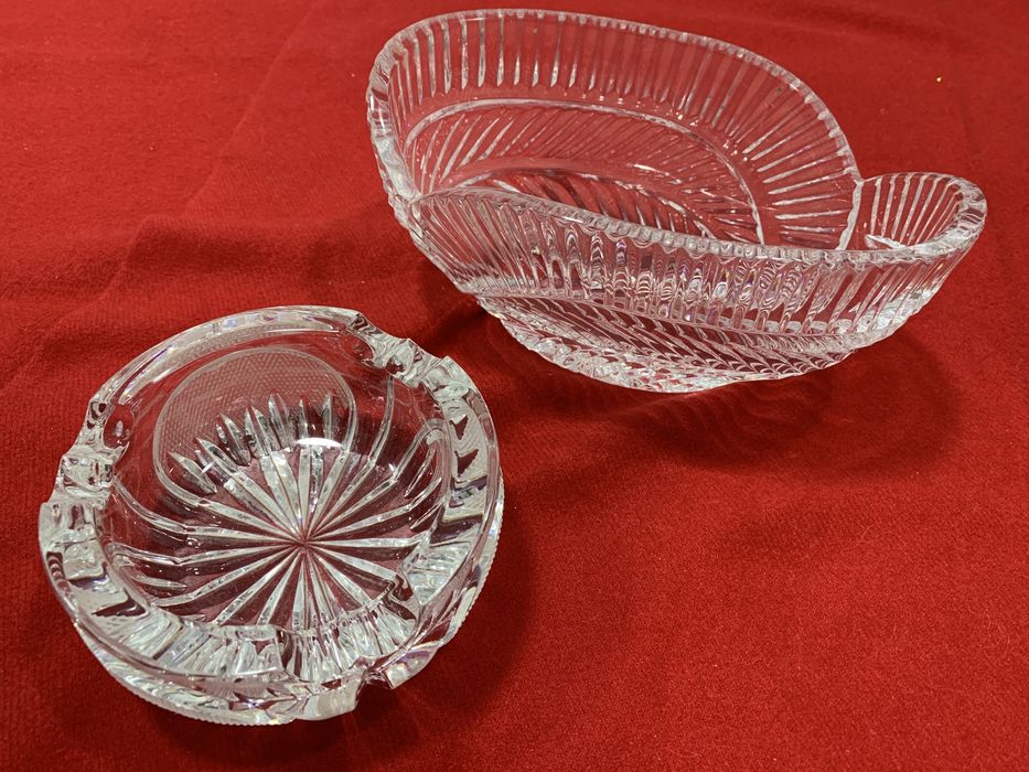 Хрусталь салатница, пепельница.