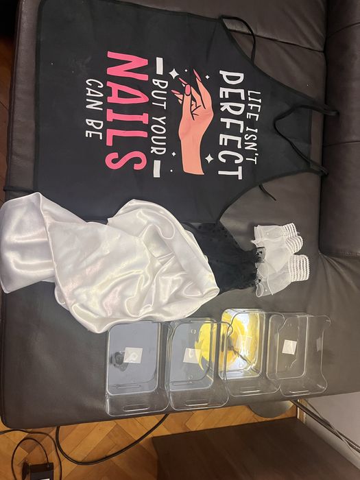 Kit complet manichiură+ masă profesională de unghii- gata de lucru