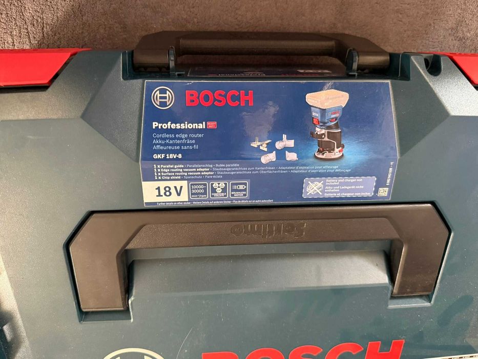 Bosch GKF 18V-8 - Masina de frezat, Li-Ion, 18 V, - Ah, 8 mm - SIGILAT