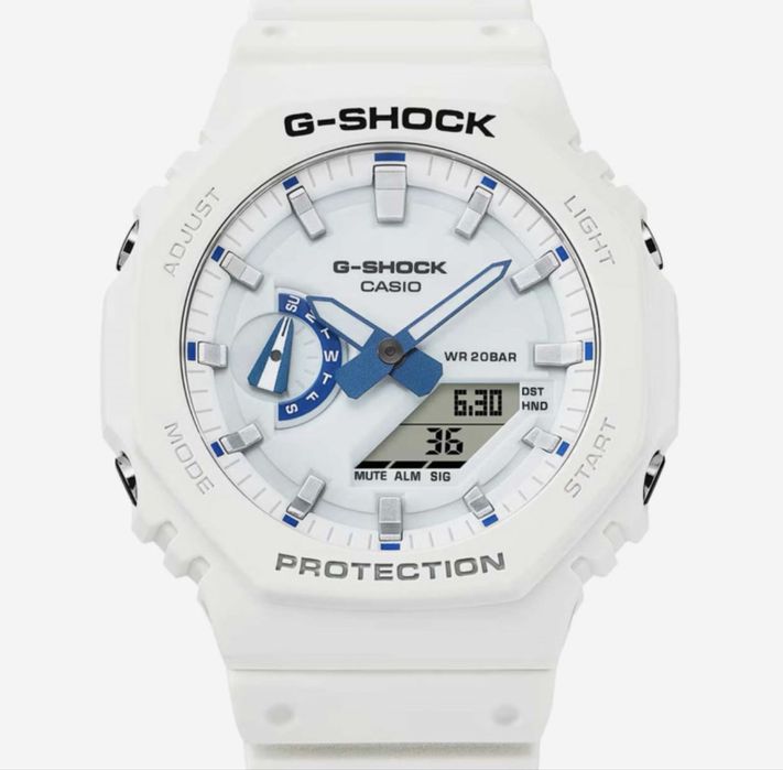 Белые Casio G Shock 2100HDS-7A