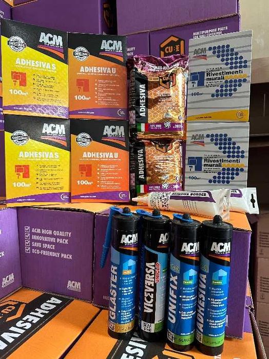 АСМ  клей для всех типов обоев  , паркет , силановый клей Италия ACM