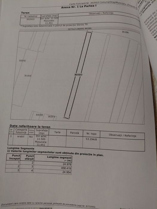 Vand teren arabil in spatele fabricii  webasto