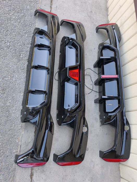 Бампер BMW G30 диффузор задний