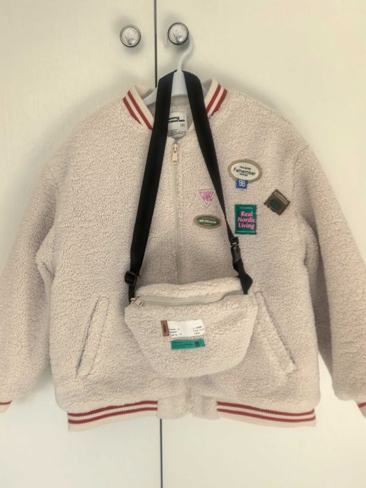 Лёгкая детская шуба на весну