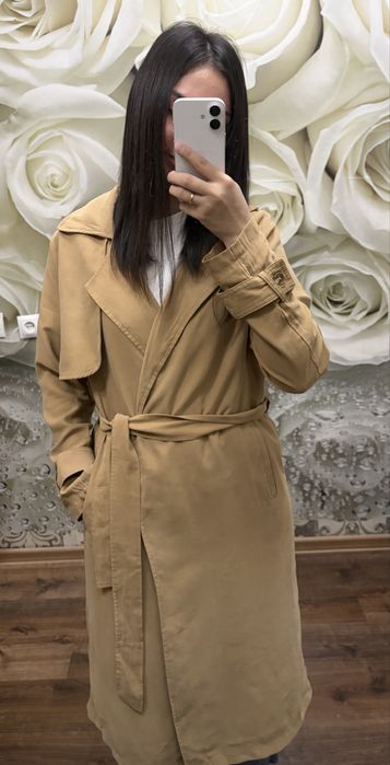 Манго тренч и кожанка