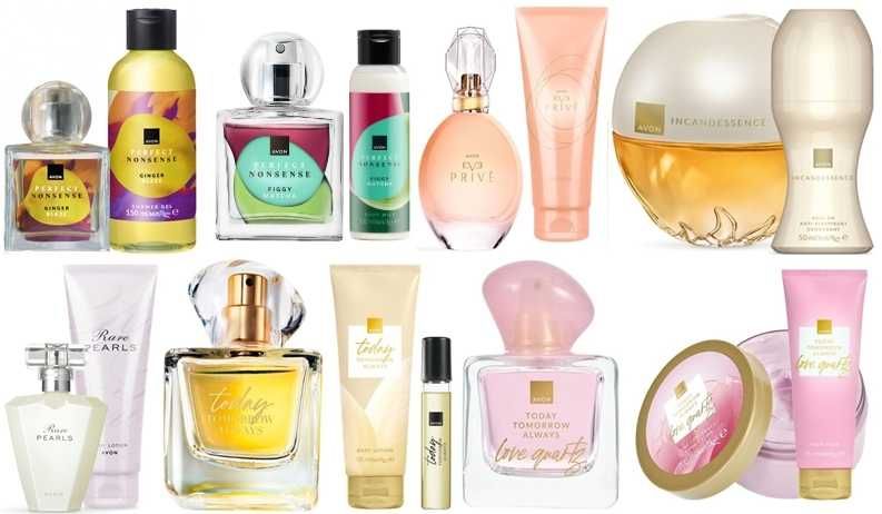 AVON - TTA Today,Far Away,Attraction,Premiere Luxe,Incandessence,Treselle