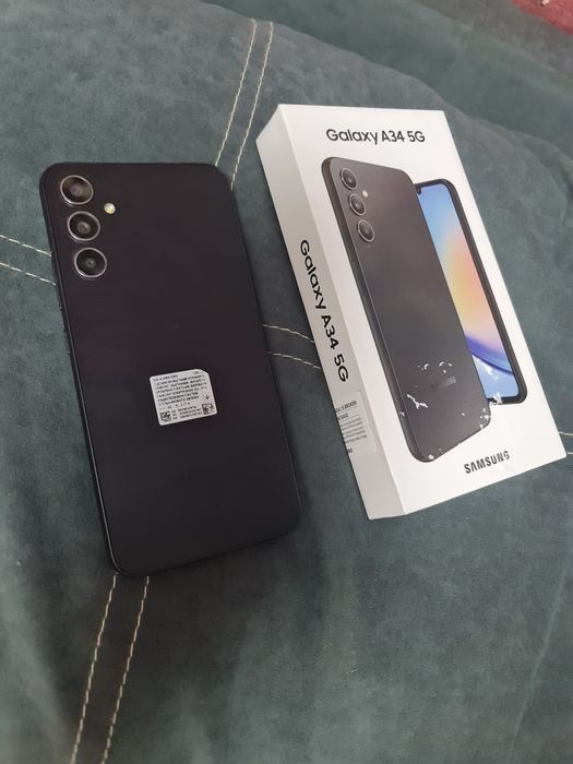 Samsung Galaxy A34 5G с коробкой