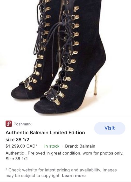 Balmain ghete/pantofi/botine