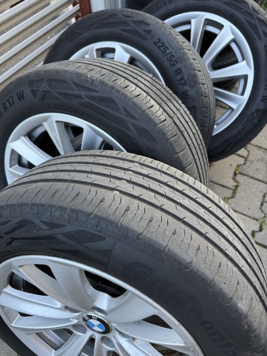Jante originale BMW F10 F11 17” cu anvelope 225 55 17 Continental