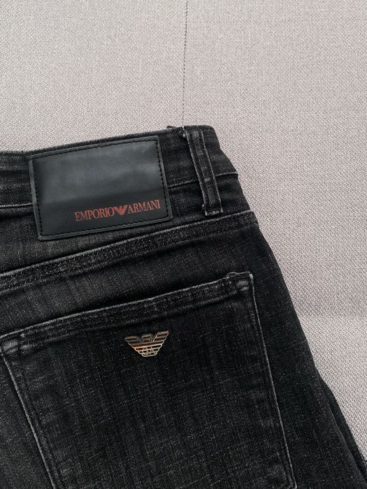 Blugi Negri Emporio Armani