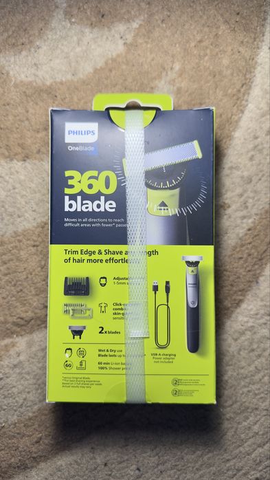 Nou Aparat de ras Philips OneBlade 360 QP2834/23