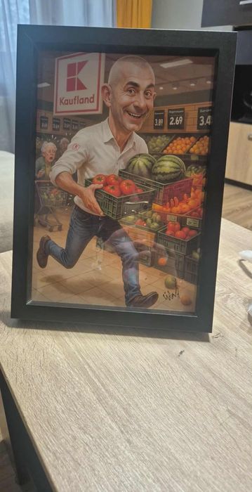 Дигитални карикатури и снимки върху дърво