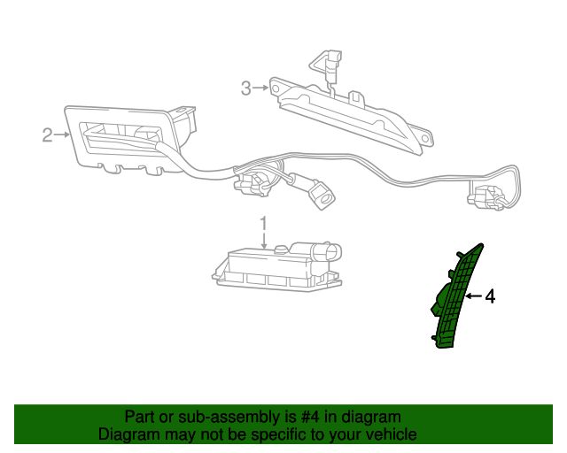 Lampa semnalizare Chrysler Pacifica, 03.2016-08.2020; Pacifica, 04.2020-; Voyager, 06.2019-12.2023, montare spate, stanga/dreapta, LED; rosu; Omologare: SAE; OE