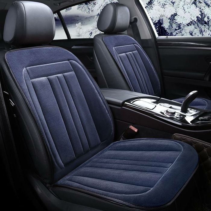 Накидка с подогревом сидение любого авто, необычный подарок гарантия 3
