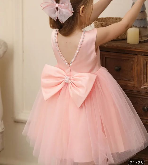 Детска офицялна Рокля, размер 130