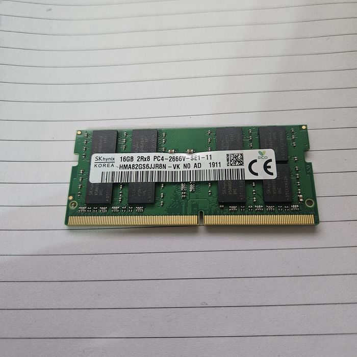 16 GB  DDR4 2666V SK HYNIX за лаптоп