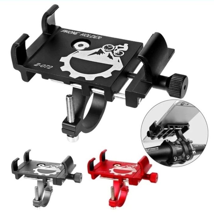 Suport metalic telefon mobil pentru trotineta, bicicleta, moto etc