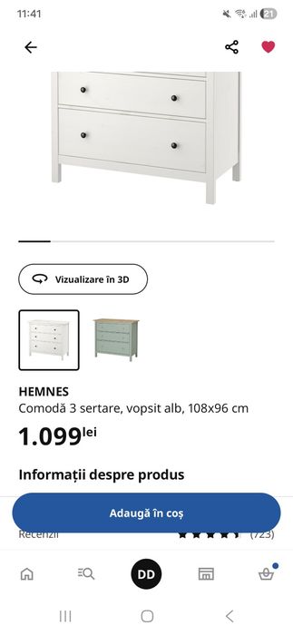 Comoda ikea HEMNES