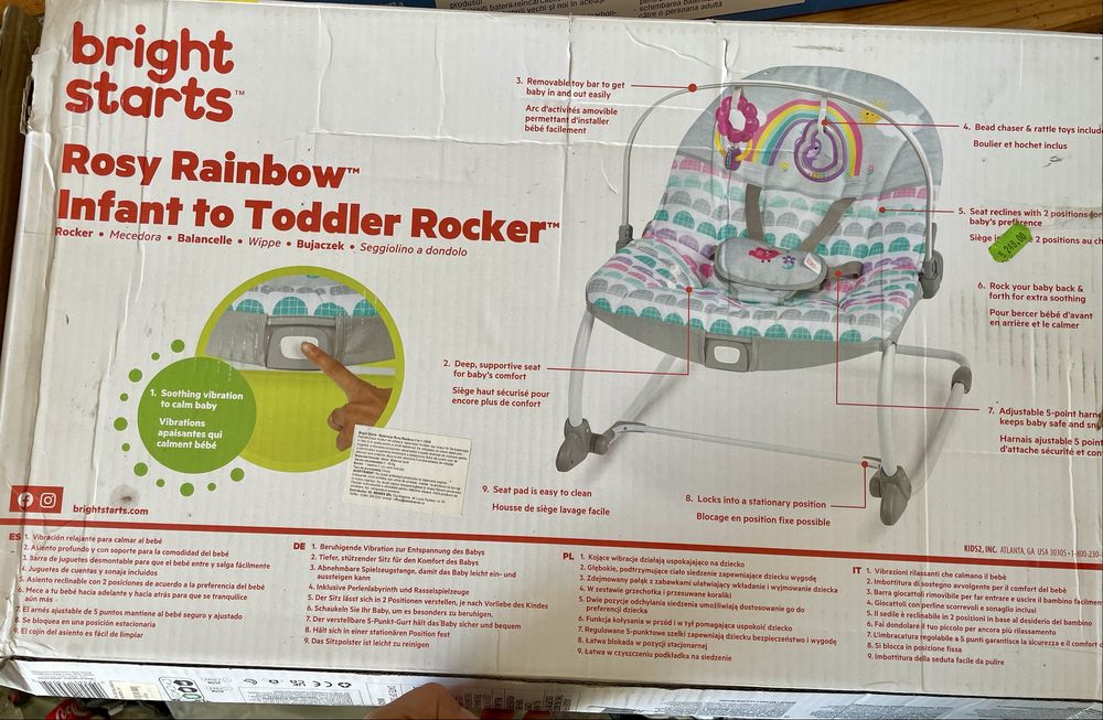 Balansoar bebe 3-18 kg (Bright Starts)