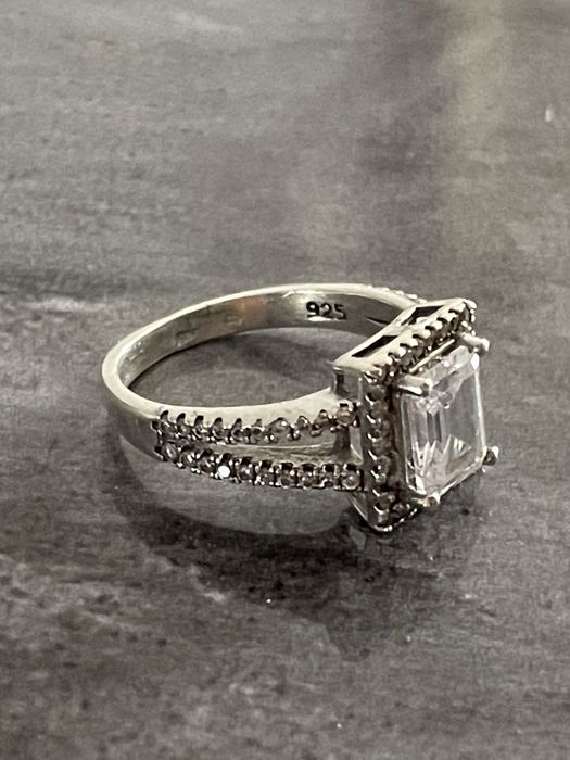 Brățară PANDORA originală argint 925 + talismane & inele