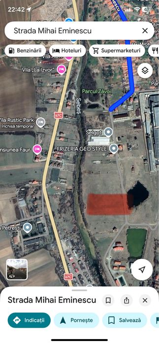 Vând teren intravilan în Petrești ,1560 mp , toate utilitățile , ideal pentru casă