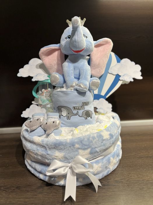 Бебешки торти от памперси