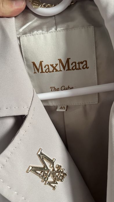 Женский тренч серый Max Mara
