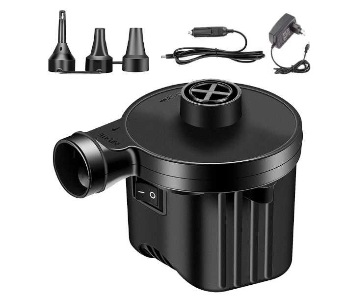 Pompa electrica pentru umflat si dezumflat saltele, 220V Portabil
