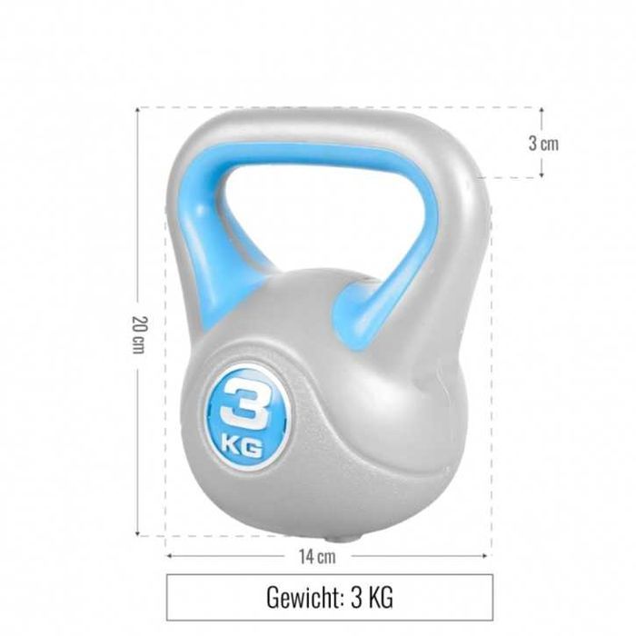 Kettlebell Stylish de ciment - 3 KG