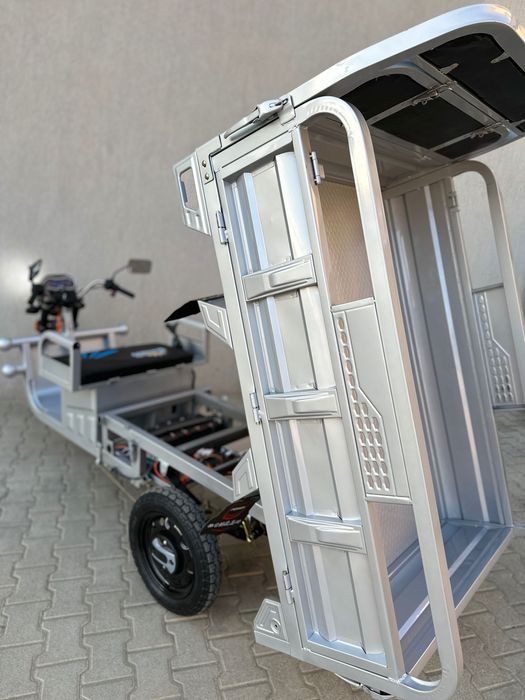 Tricicleta Electrica TUK TUK Triciclu Cargo Bena Basculabila