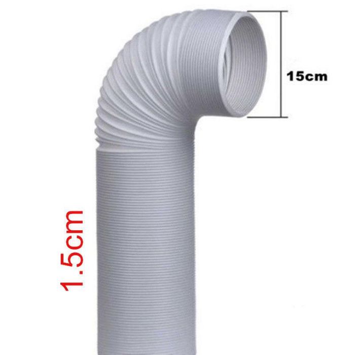 Tub PVC pentru ventilatie 1.5m x 15cm