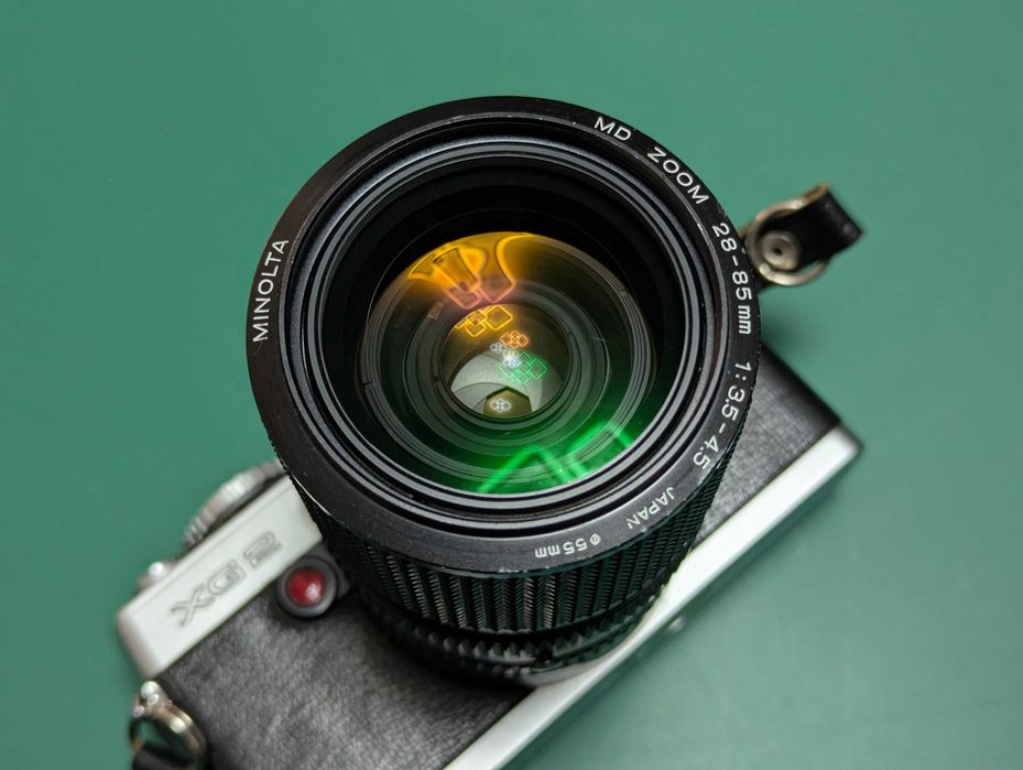 Vand aparat foto film Minolta XG2 Obiectiv 28-85 Macro Functional