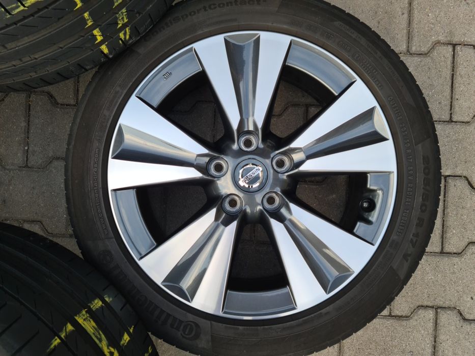 Jante bicolore Nissan Pulsar Leaf Primera Juke Qashqai 17" Renault