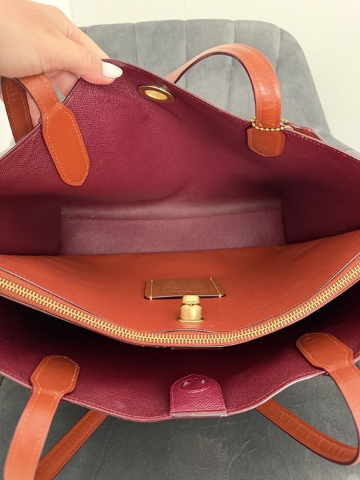 Geanta tote piele Coach