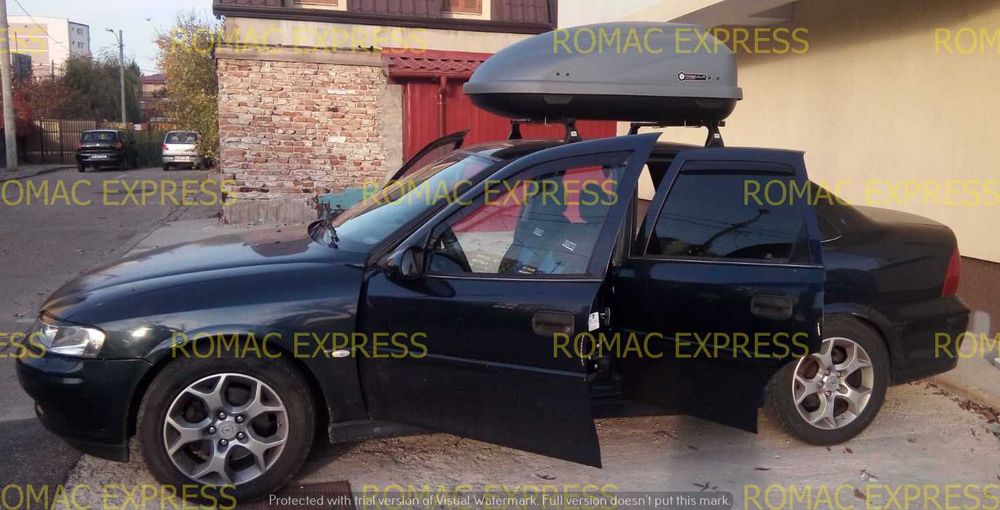 Cutie portbagaj Modula Travel Easy gri 370-460 litri 140 196 x73x51cm