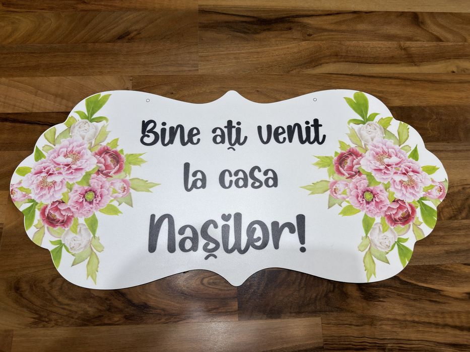 Pancarte nunta - povestea noastra, casa miresei, casa mirelui, casa nasilor