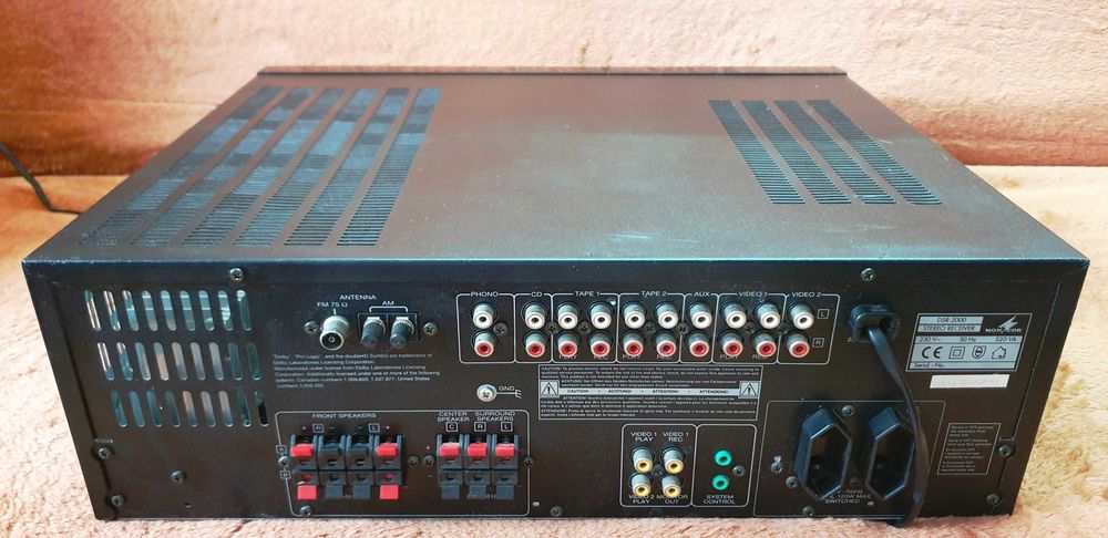 Monacor DSR-2000 amplituner 2X100W pe 8 Ohm