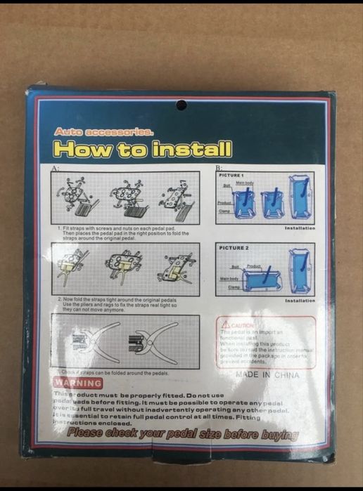 Set 3 pedale auto